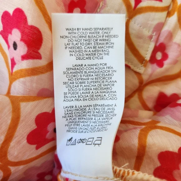 Cabi Bungalow Top Spring 2023 Floral Print Pink Cute Pretty Sleeveless Small - Picture 11 of 13